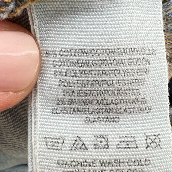 Free People light wash distressed low rise skinny jeans size 26 B136 - Picture 3 of 4